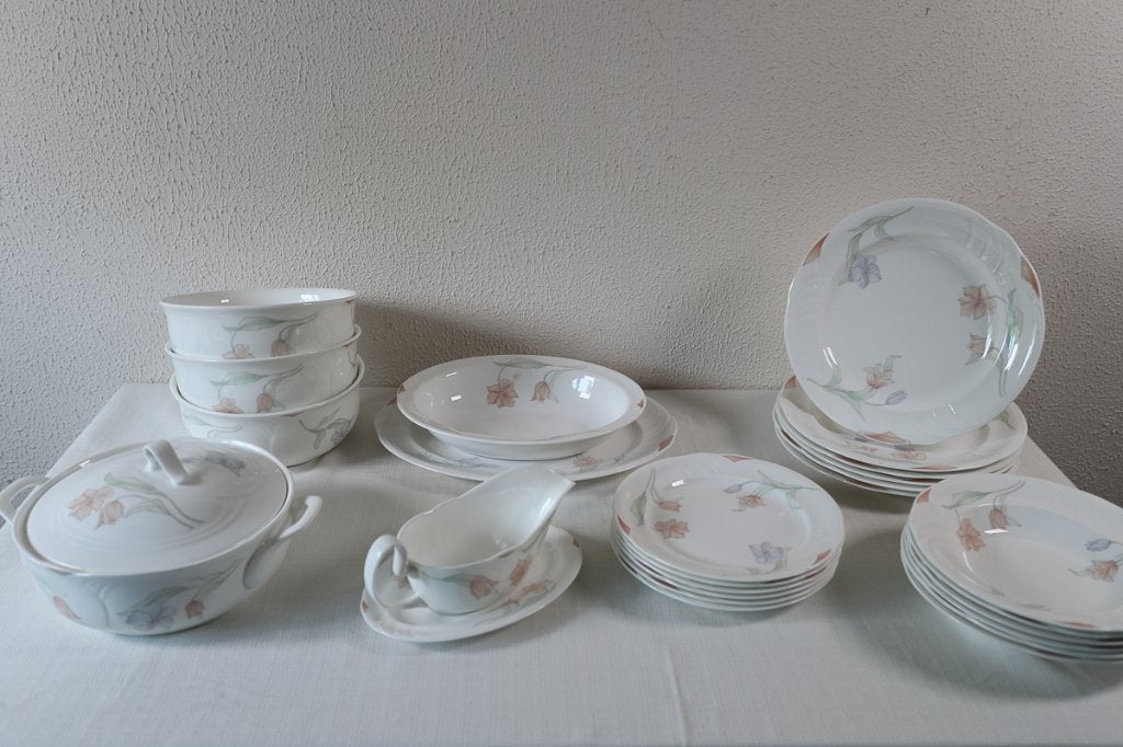 servies Royal Albert - Bone China-Horizons-1986, Ophalen, Vintage, Nieuw, Royal Albert