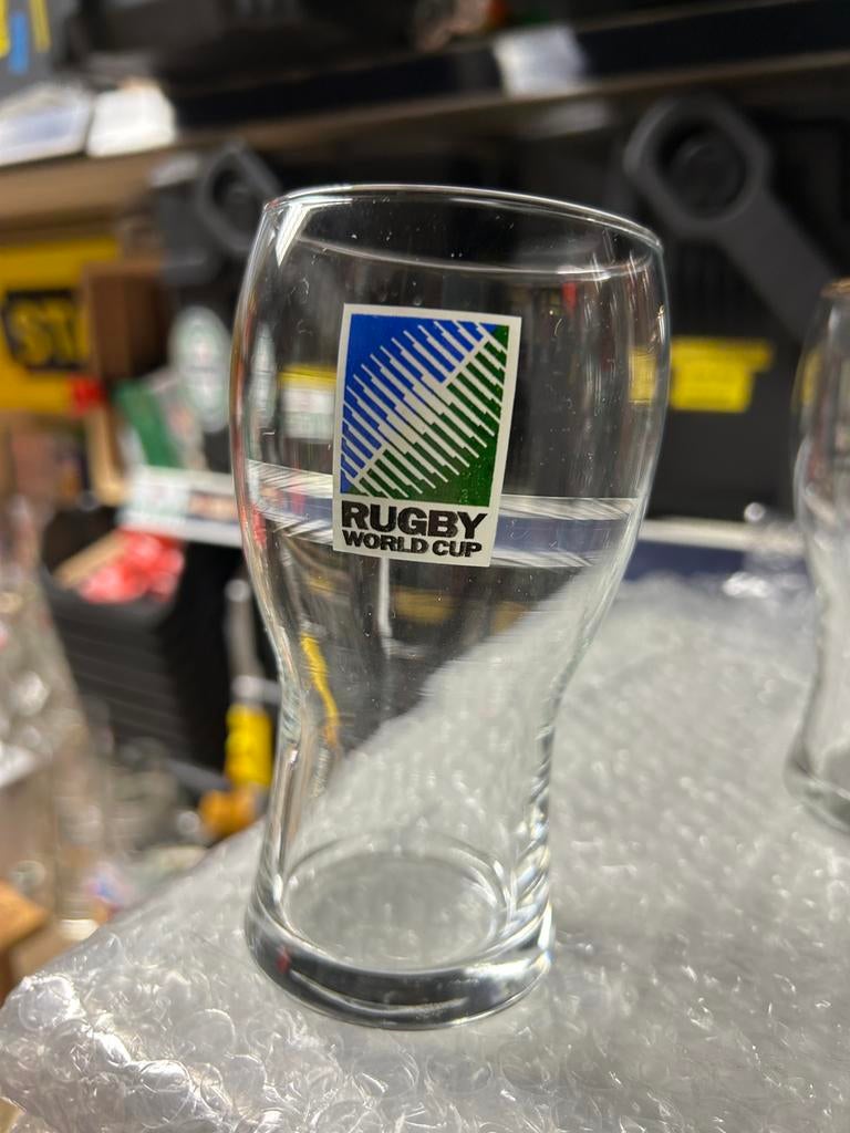 Heineken glas wk rugby, Ophalen, Zo goed als nieuw, Bierglas