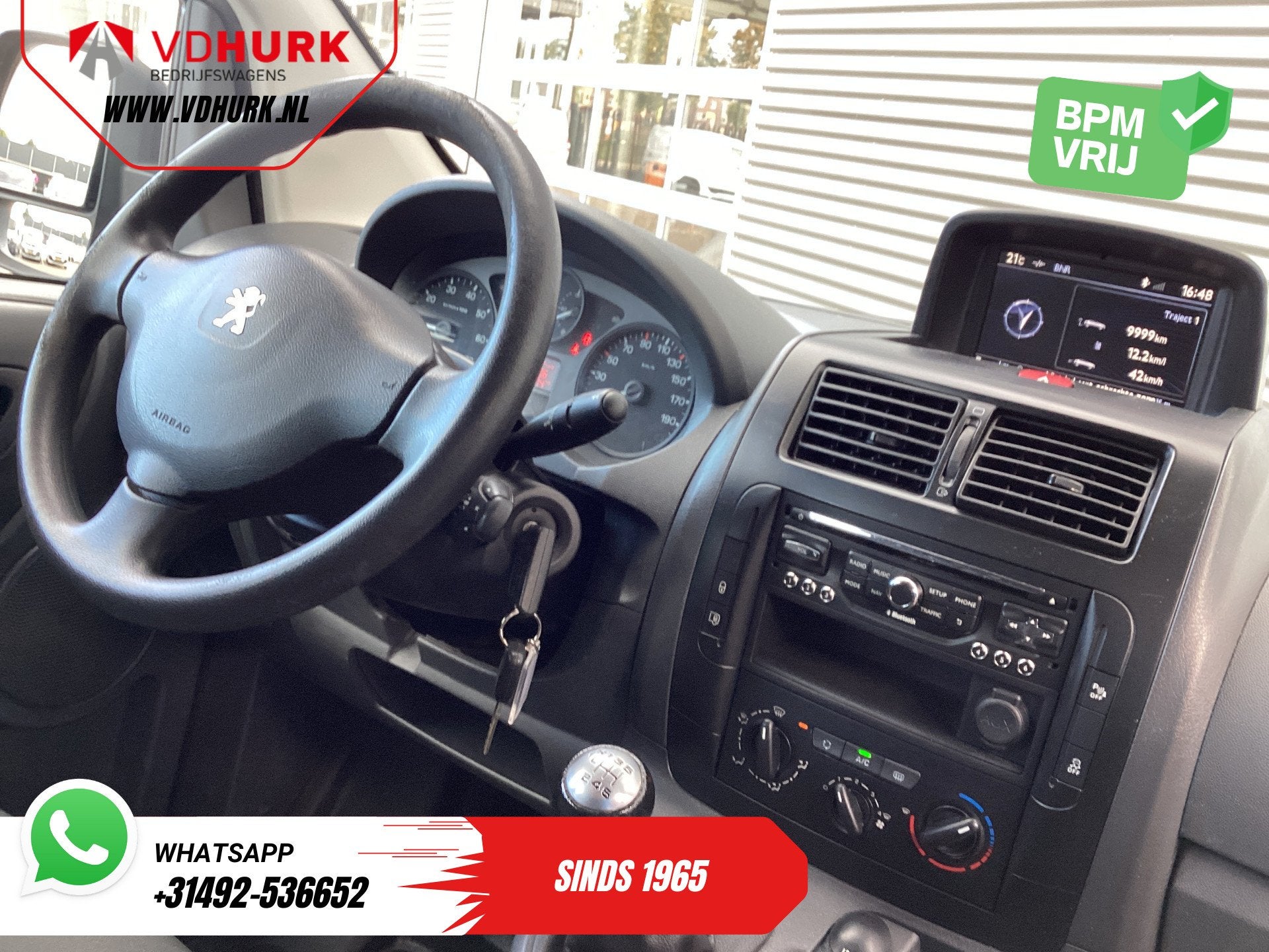 Peugeot Expert 2.0 HDI 130 pk L2 Dubbel Cabine DC EXPORT Air, Voorwielaandrijving, Euro 5, Stof, Gebruikt