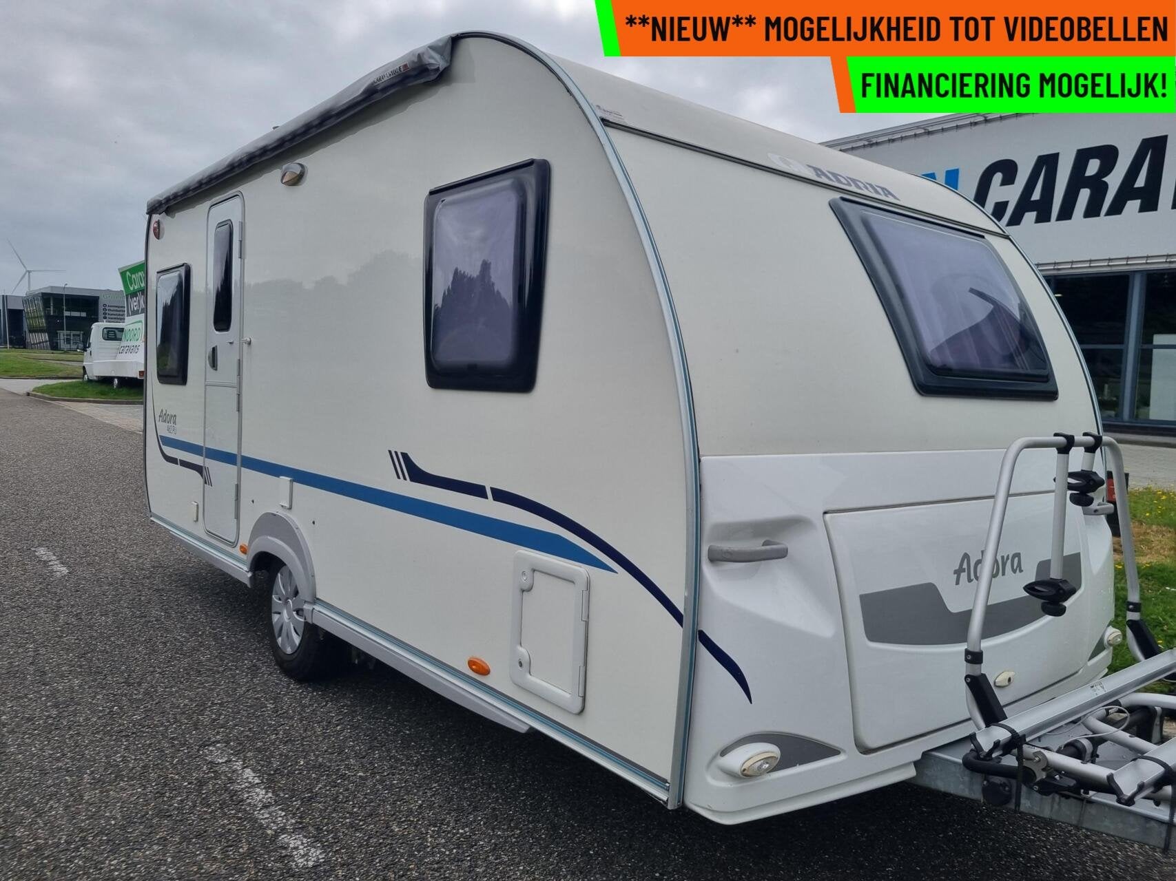 ADRIA ADORA 462 PU MOVER + ZAKLUIFEL + FRANSBED + VOORTENT, Caravans en Kamperen, Rondzit, Bedrijf, Adria, 6 tot 7 meter