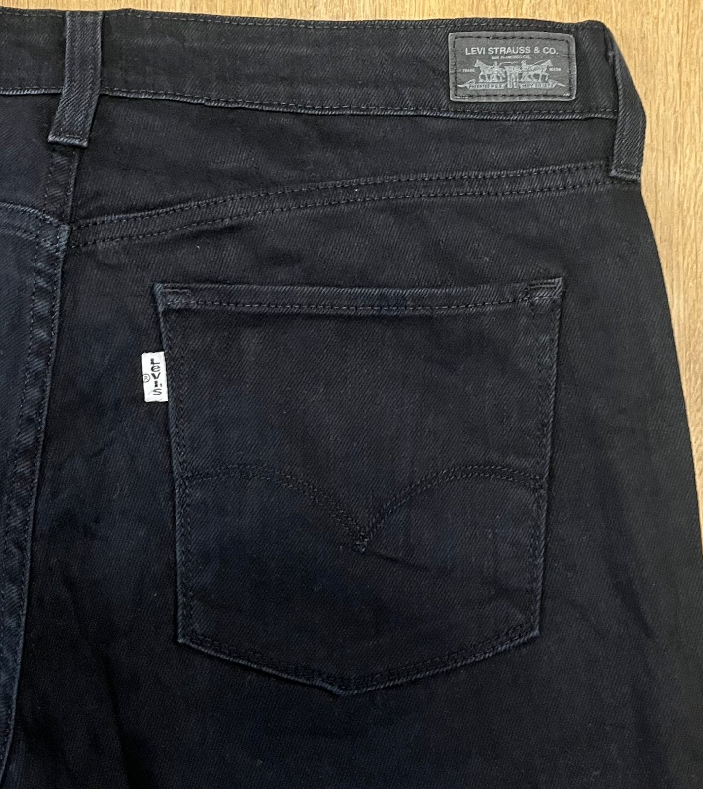 Levi’s 553 boot bootcut jeans zwart - Maat 8 M, Ophalen of Verzenden, Zo goed als nieuw, Zwart, W30 - W32 (confectie 38/40)