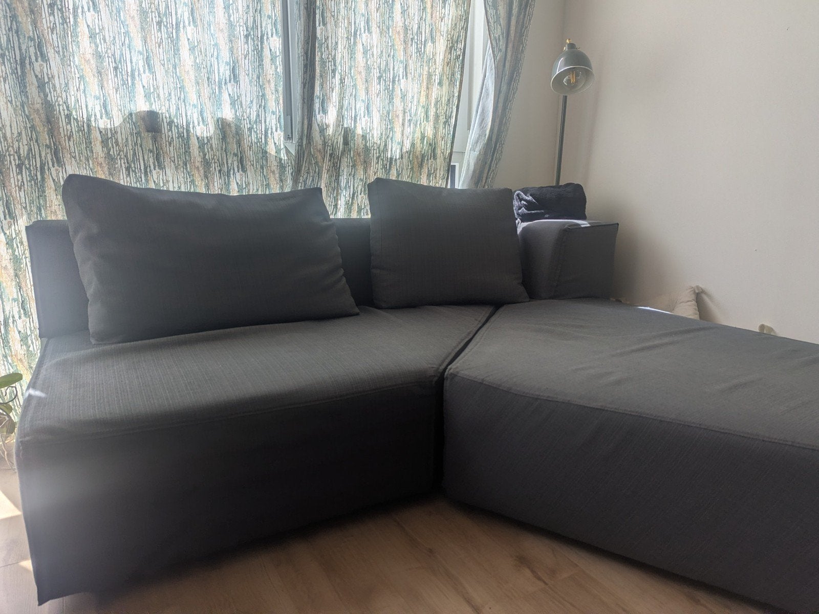 Corner couch giveaway, Ophalen, Gebruikt, Tweepersoons, 200 cm