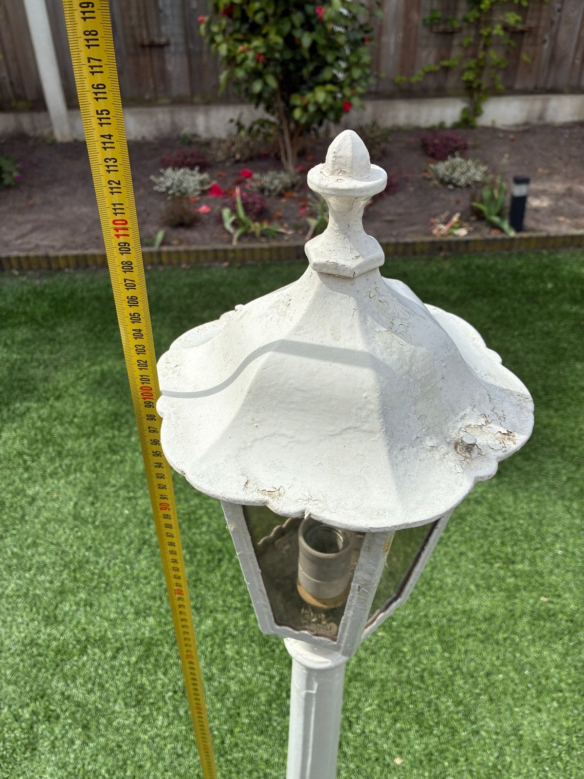 Tuinlamp staand - Gebruikt, werkend, Ophalen, Gebruikt, IJzer, Vloerlamp