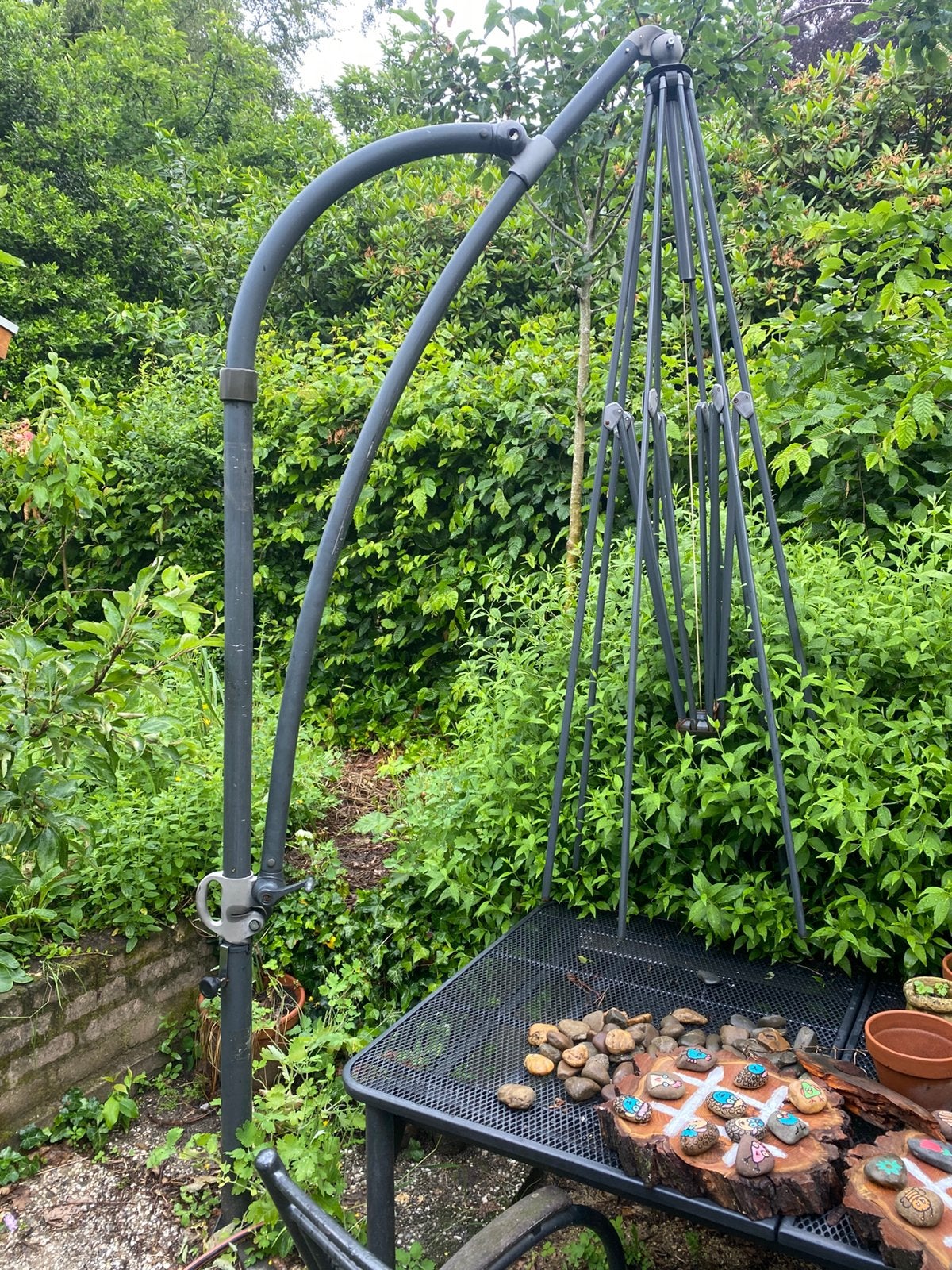 Grote parasol, Tuin en Terras, Parasols, Ophalen, Gebruikt