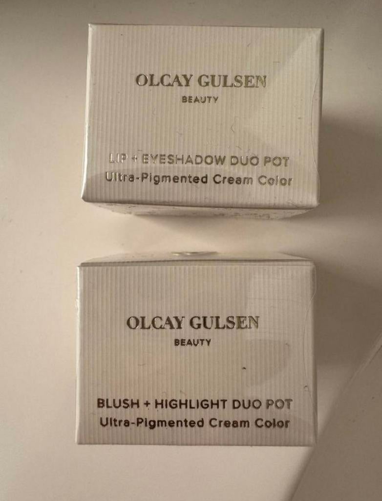2x Olcay Gulsen beauty OGB Duo pots, Sieraden, Tassen en Uiterlijk, Uiterlijk | Cosmetica en Make-up, Overige kleuren, Gehele gezicht