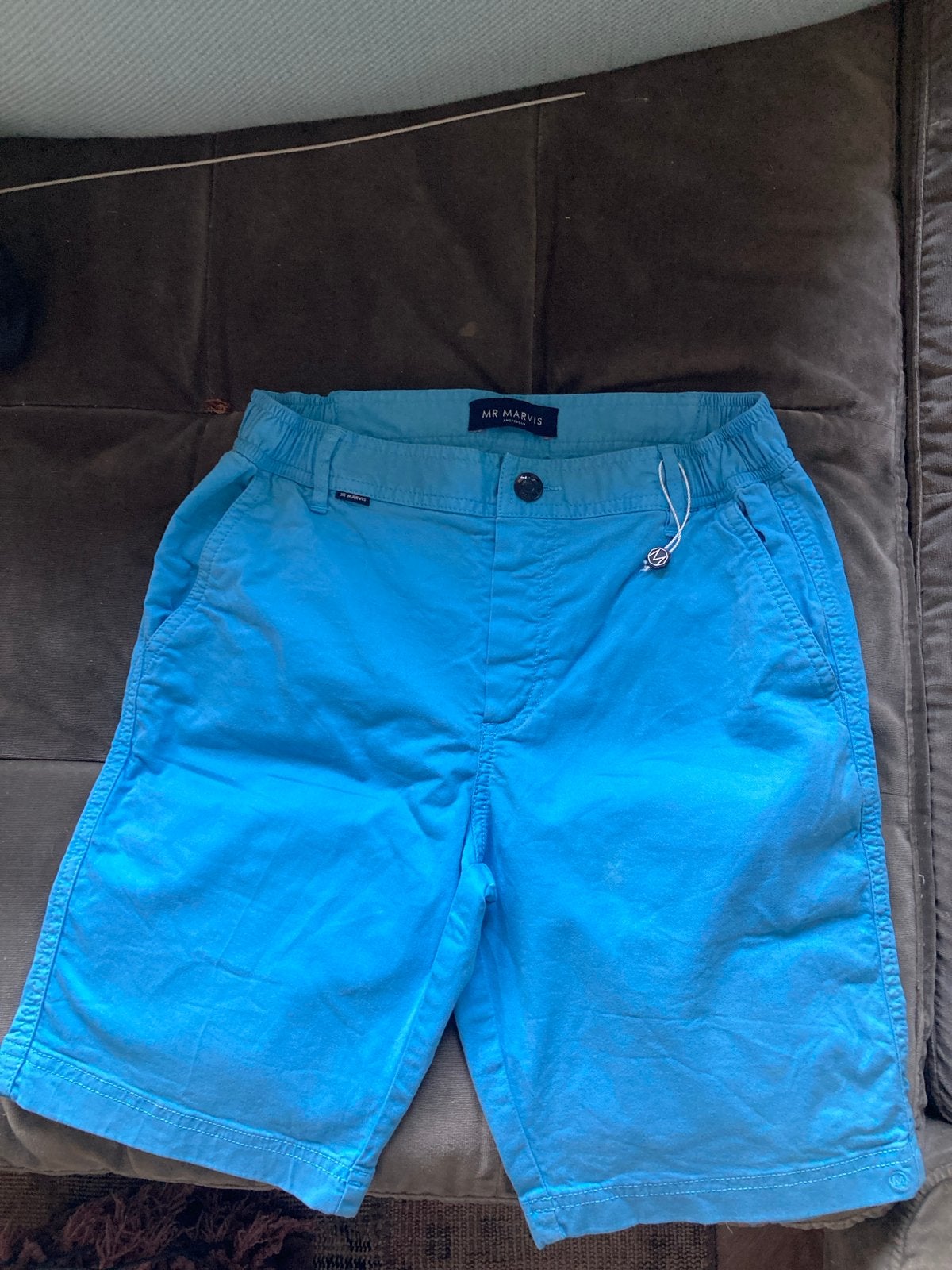 Mr Marvis korte broek, lichtblauw, maat 12-13Y, Ophalen of Verzenden, Zo goed als nieuw, Jongen of Meisje