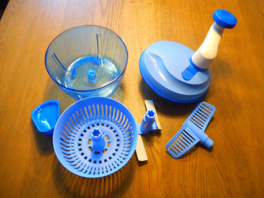 tupperware mixer snijmachine  nieuw, Ophalen of Verzenden, Nieuw, Blauw, Overige typen