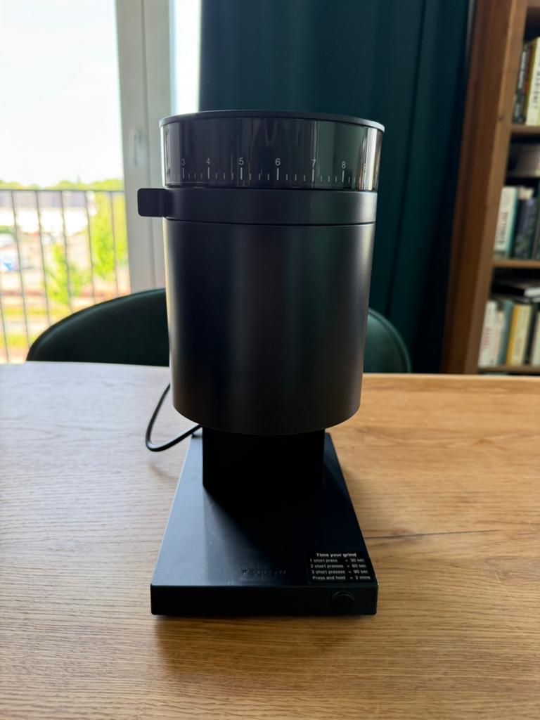 Fellow Opus Zwart Elektrische Koffiemolen, Witgoed en Apparatuur, Koffiemachine-accessoires, Ophalen, Zo goed als nieuw, Fellow