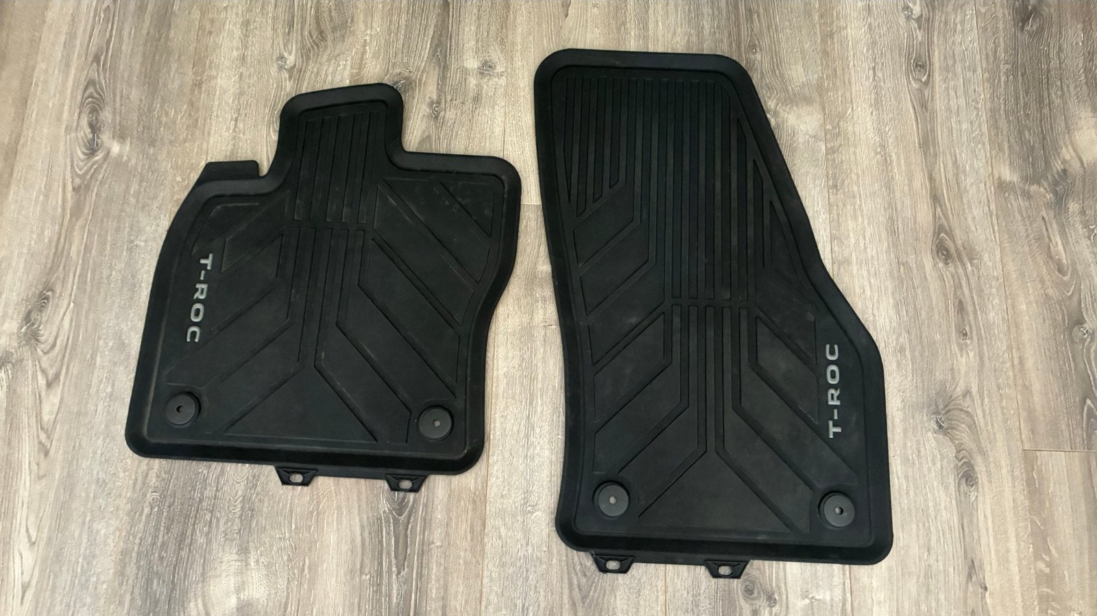 Originele Volkswagen T-Roc rubberen vloermatten, Ophalen, Gebruikt