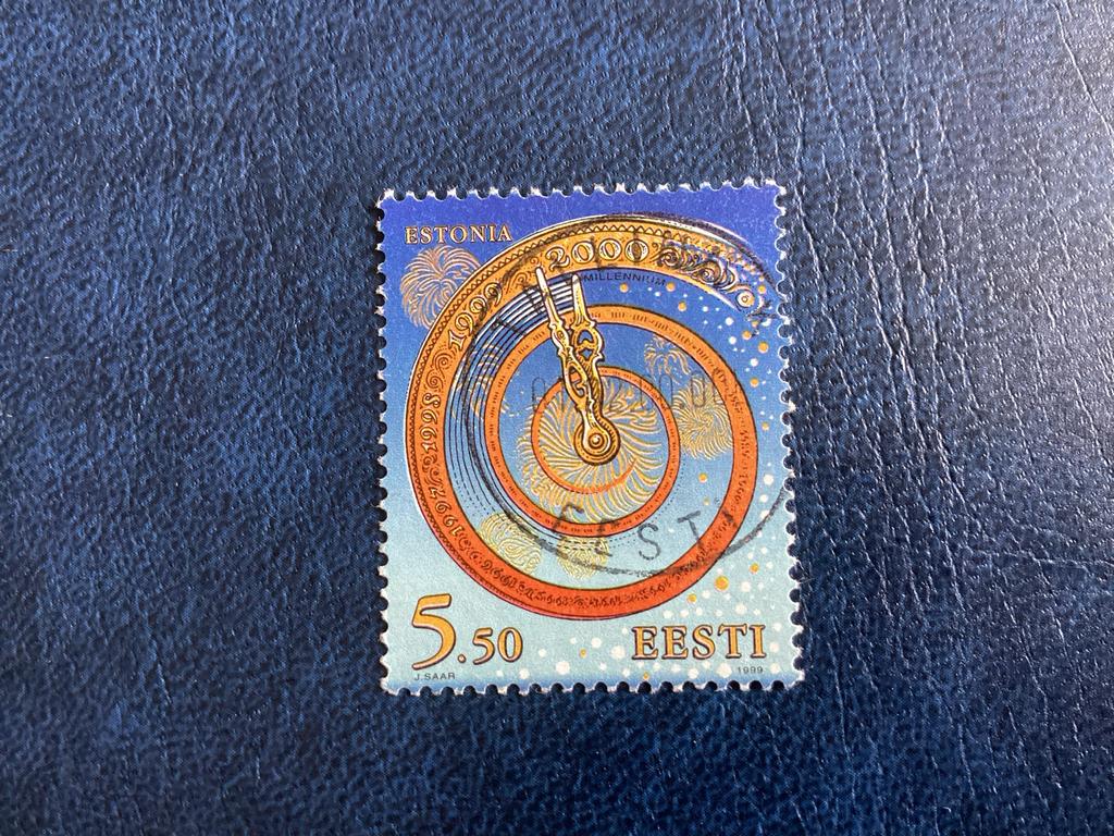 Estland Millennium 2000  - 5.50 waarde -Mi.362, Ophalen of Verzenden, Gestempeld