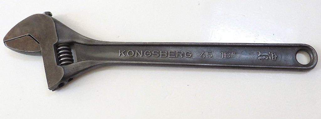Oude Kongsberg verstelbare sleutel (Noorse “Bahco”), Ophalen of Verzenden, Gebruikt