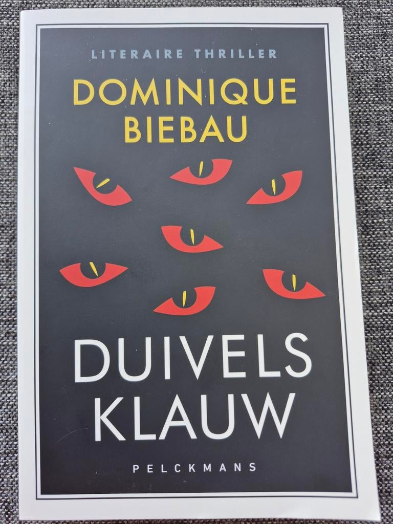 Duivelsklauw |  Dominique Biebau | Vlaamse misdaadroman, Dominique Biebau, België, Ophalen of Verzenden, Zo goed als nieuw