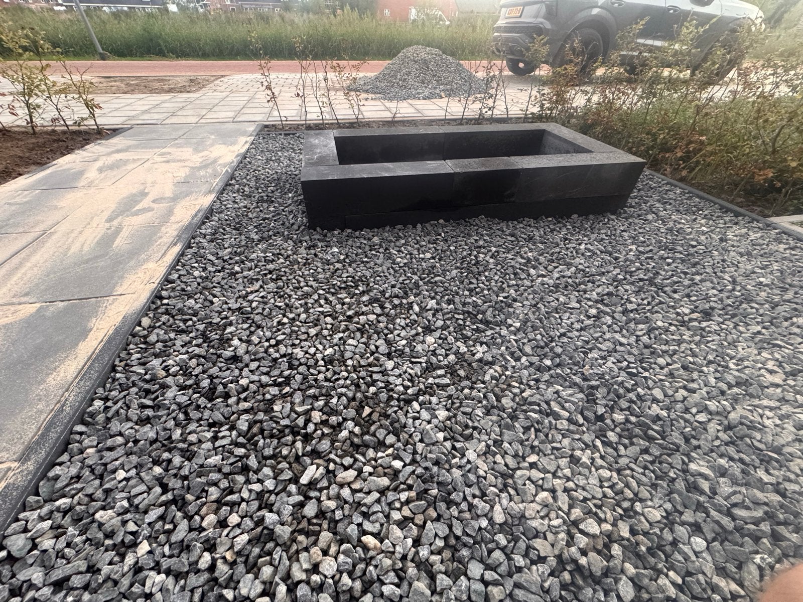 Foto 2 van Blauw siergrind voor tuin of oprit
