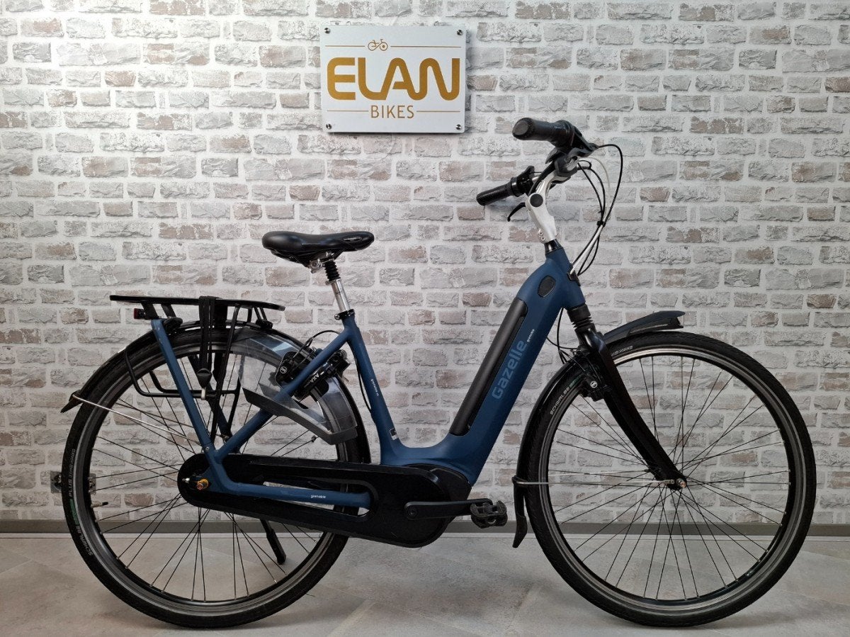 Gazelle GRENOBLE C8 HMB 400Wh Dames Mallard blue 49cm, Fietsen en Brommers, Ophalen, Gebruikt, -, -