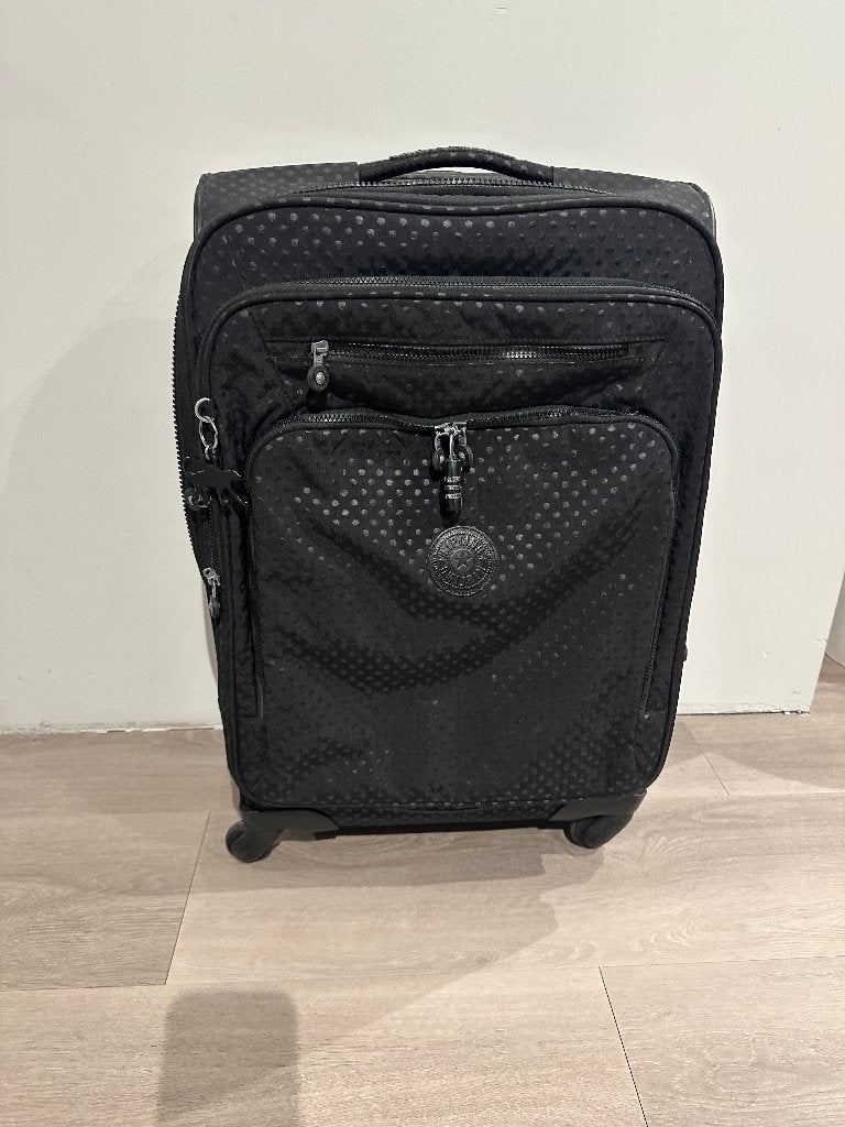 Kipling Youri spin m reiskoffer, Ophalen, Gebruikt, Zwart, Minder dan 35 cm