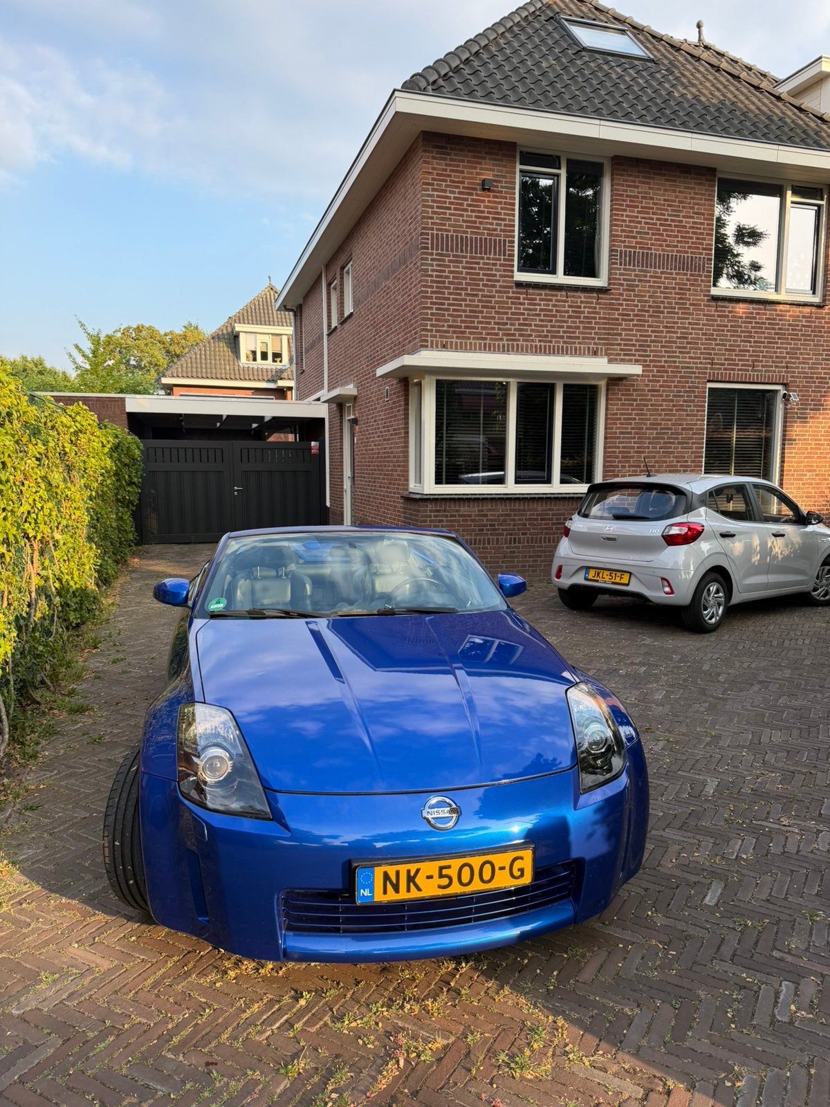 Nissan 350Z 3.5 V6 Roadster 2005 Blauw, Auto's, Nissan, Particulier, 350Z, Airconditioning, Alarm, Bluetooth, Cruise Control, Elektrische buitenspiegels