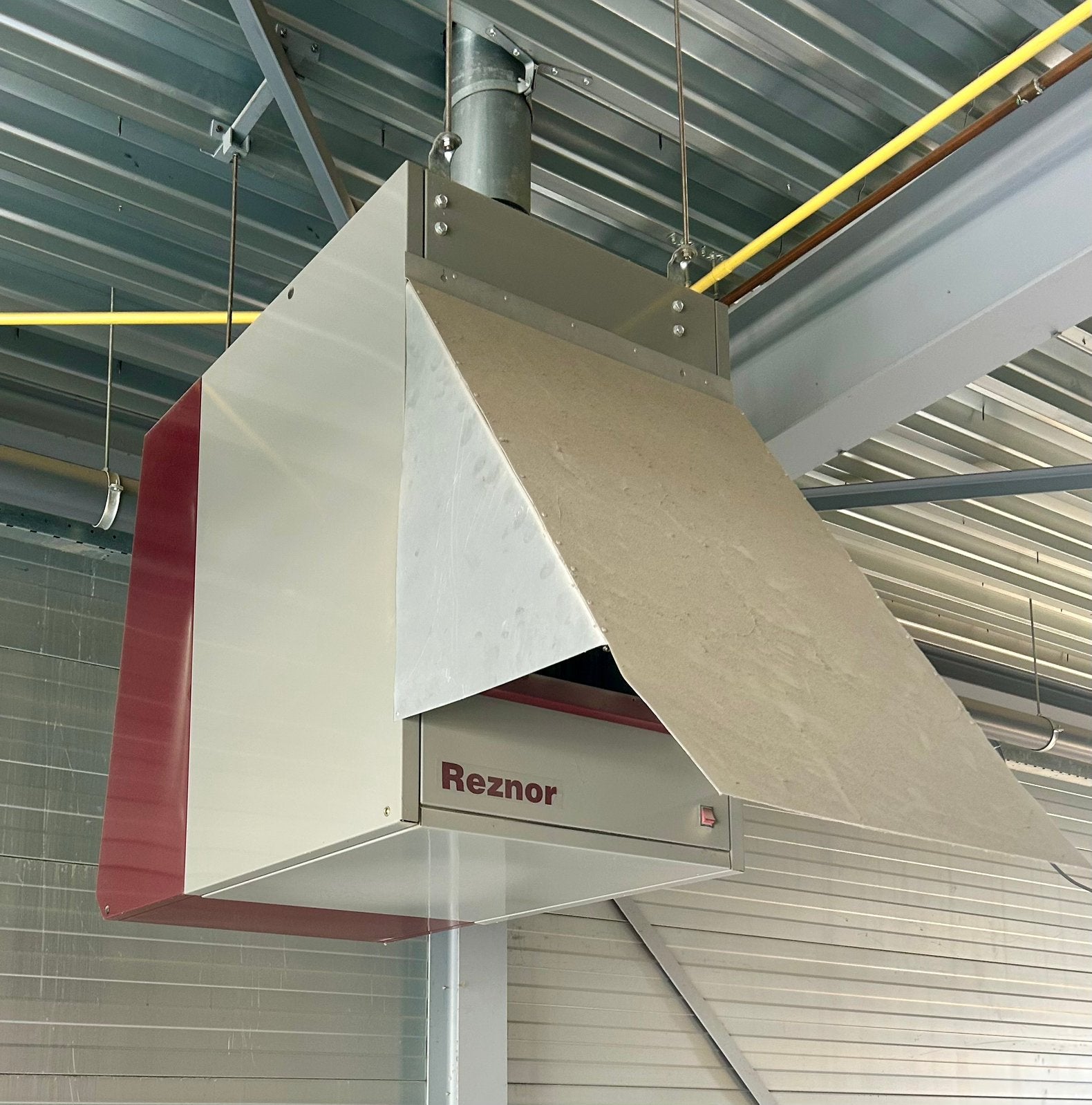 Reznor gasgestookte luchtverwarmer, Ophalen, Gebruikt, Kachel, 60 tot 150 cm