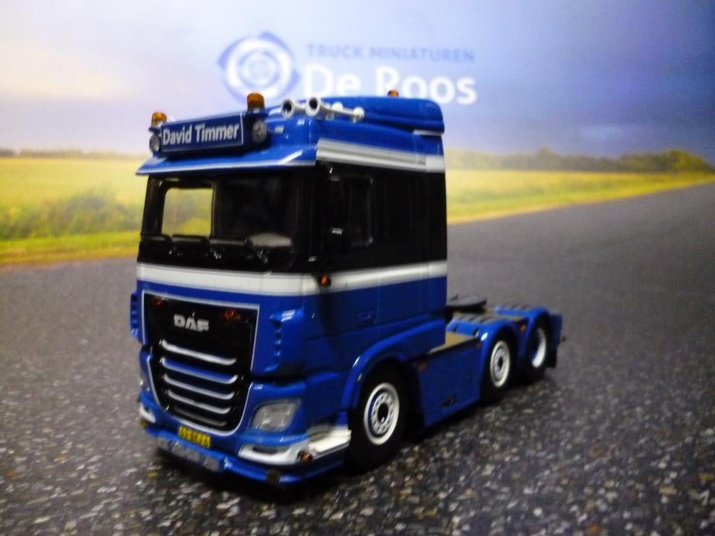 WSI DAF XF 106 David Timmer met certificaat, Hobby en Vrije tijd, Modelauto's | 1:50, Ophalen of Verzenden, Nieuw, Bus of Vrachtwagen