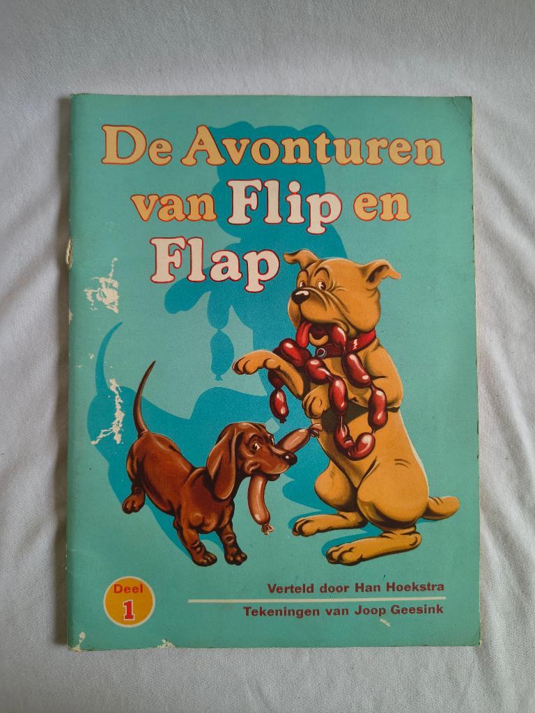 De avonturen van Flip en Flap deel 1 t/m 4, Antiek en Kunst, Curiosa en Brocante, Ophalen of Verzenden