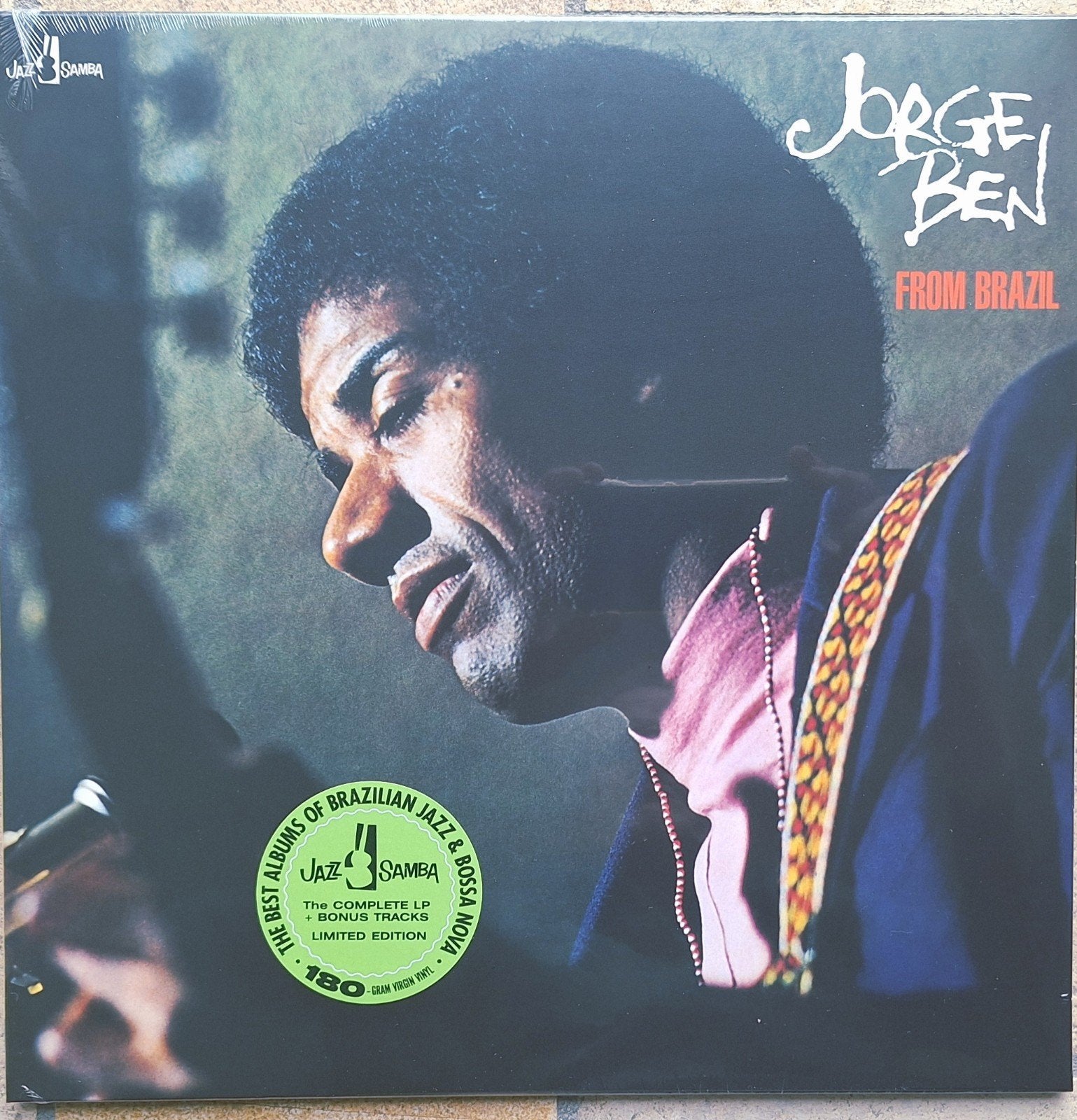 Jorge Ben - From Brazil (reïssue LP), LP, Samba, Geseald, Ophalen of Verzenden