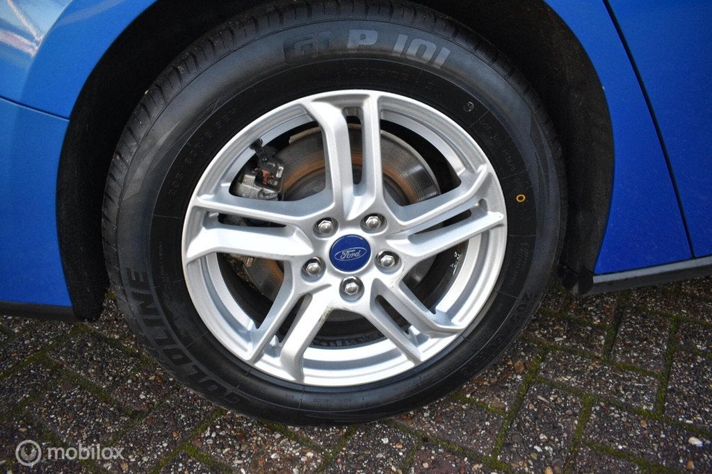 Ford Focus Wagon 1.0 EcoBoost Hybrid Trend Edition|Navi|LED!, Stof, Euro 6, Blauw, Origineel Nederlands