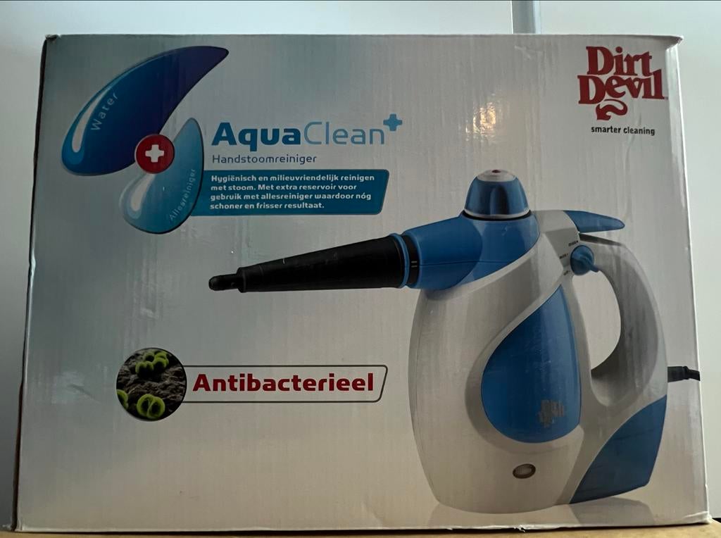 Dirt Devil AquaClean+ Handstoomreiniger - Antibacterieel, Ophalen of Verzenden, Zo goed als nieuw