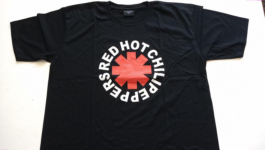 Red Hot Chili Peppers leuk logo t shirt maat L sh77, Verzenden, Nieuw, Kleding