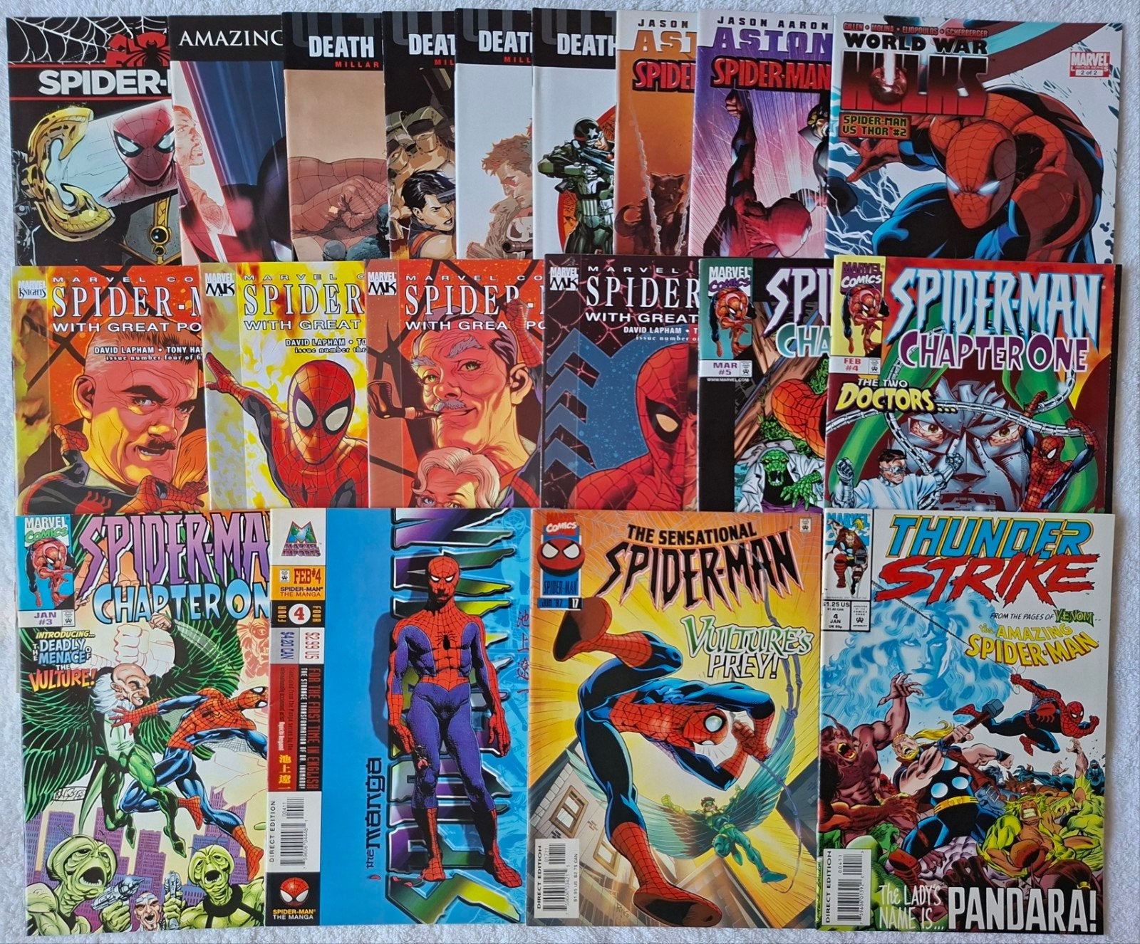 US SPIDER-MAN COMICS (2). NIEUWSTAAT. 2.50 EURO PER STUK., Meerdere comics, Ophalen of Verzenden, Zo goed als nieuw, Amerika