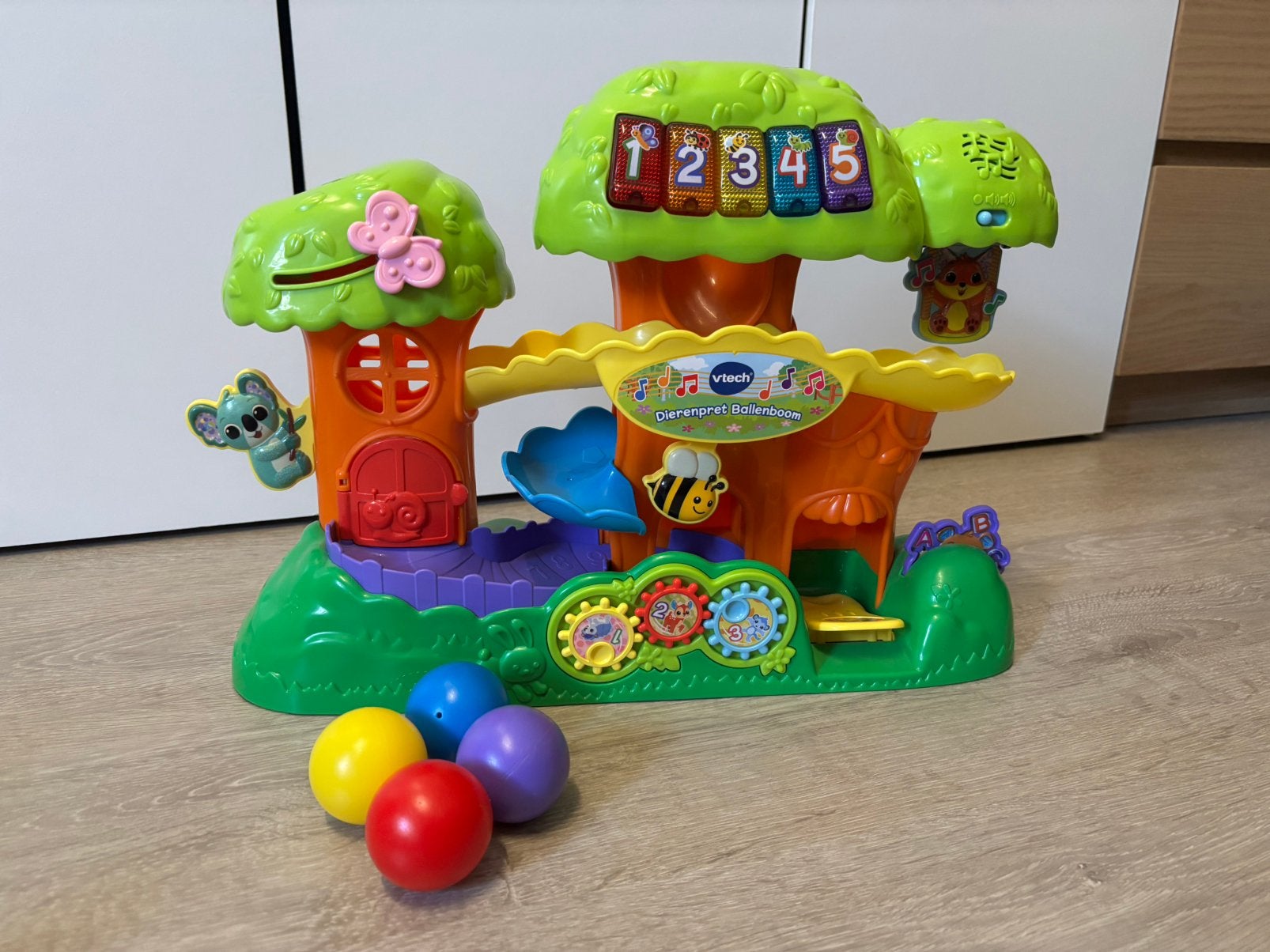 Vtech Dierenpret Ballenboom, Ophalen, Zo goed als nieuw, 6 maanden tot 2 jaar