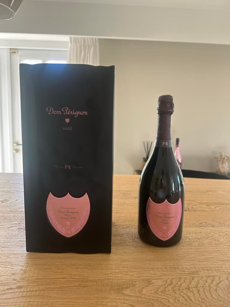Dom Pérignon P2 Rosé Dummy Fles met Doos - Vintage 2000, Ophalen of Verzenden, Zo goed als nieuw