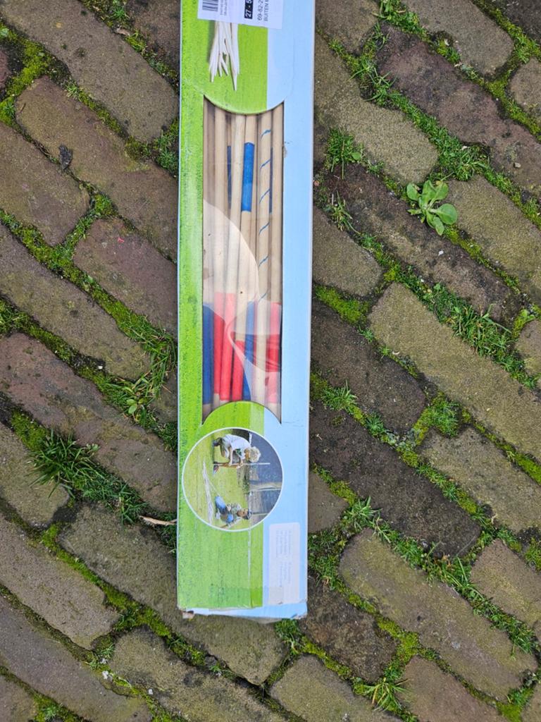 Buiten xxl mikado, Ophalen