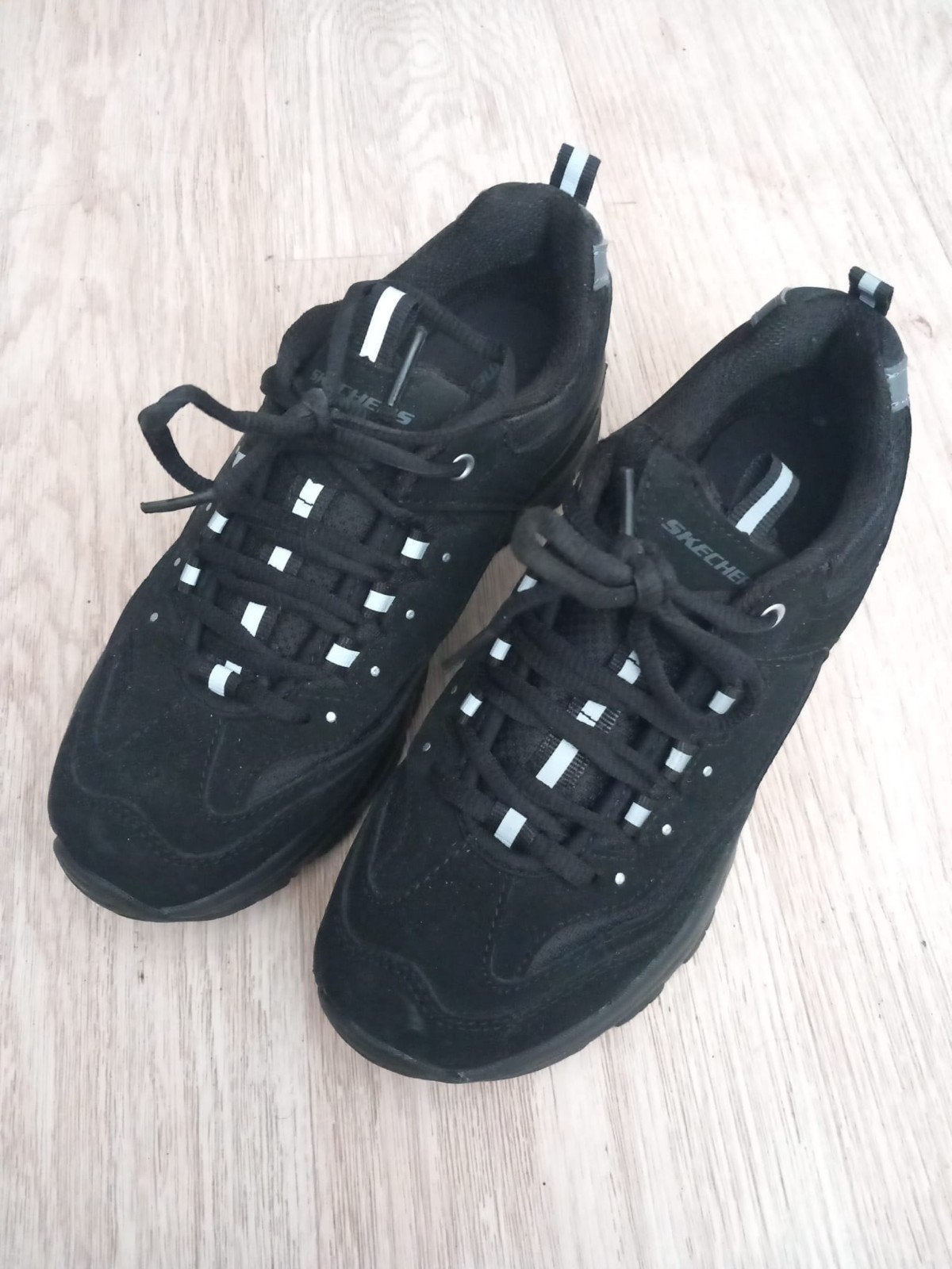 Skechers zwart zgan maat 36, Ophalen of Verzenden, Zo goed als nieuw, Zwart, Sneakers of Gympen