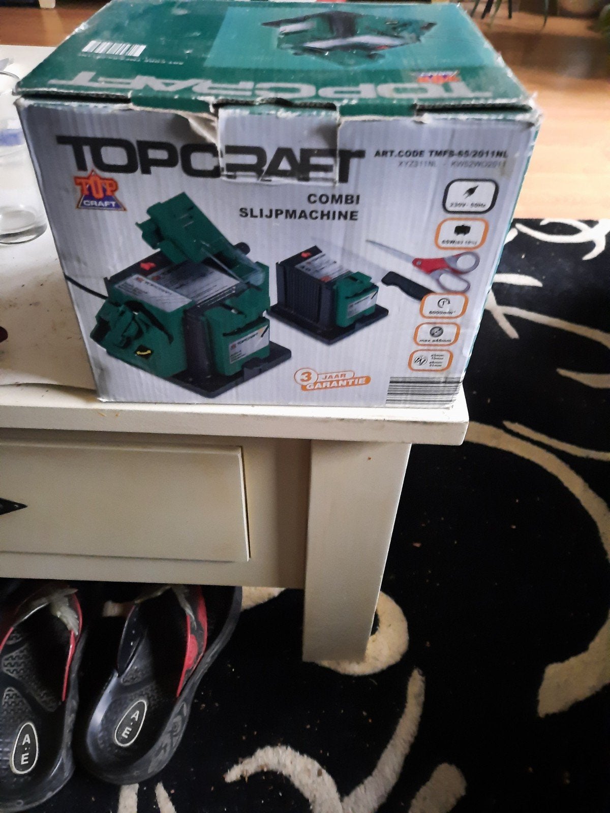 Topcraft Combi Slijpmachine -, Doe-het-zelf en Verbouw, Gereedschap | Slijpmachines, Ophalen, Nieuw, Minder dan 700 watt, Werkbankslijpmachine