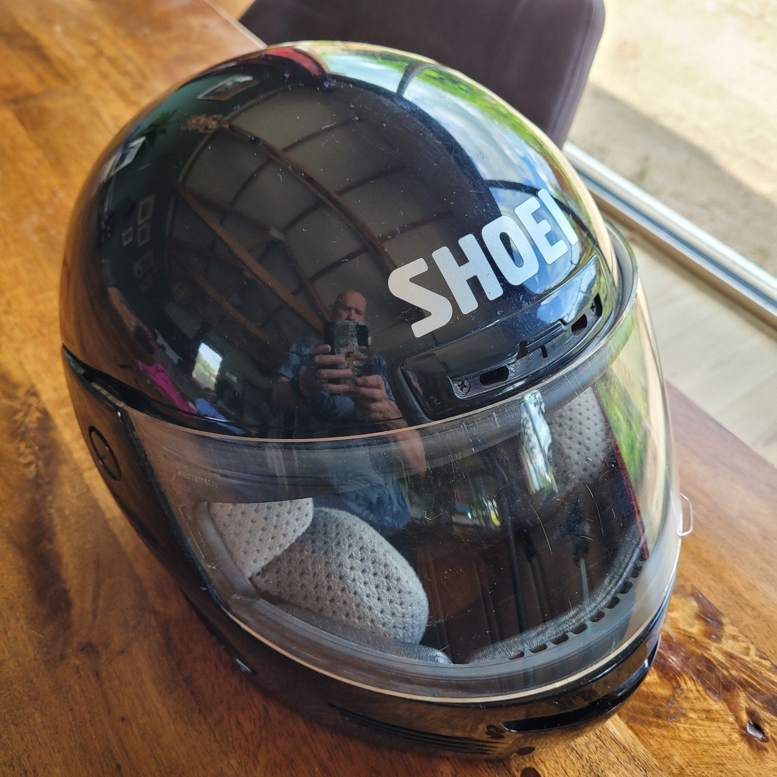 Shoei Duotec Systeemhelm - Zwart, Motoren, Ophalen, Systeemhelm, Heren, Shoei