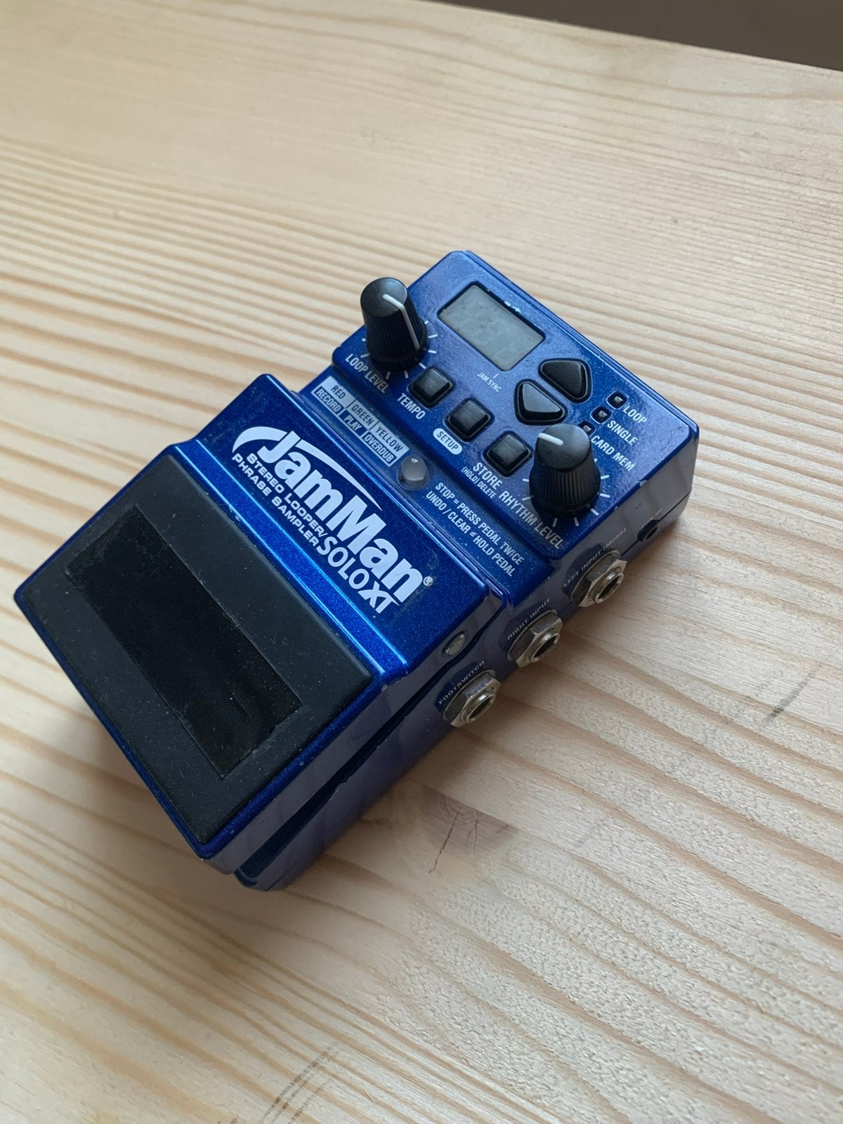 DigiTech JamMan Solo XT Stereo Looper Phrase Sampler, Ophalen of Verzenden, Zo goed als nieuw, Overige typen