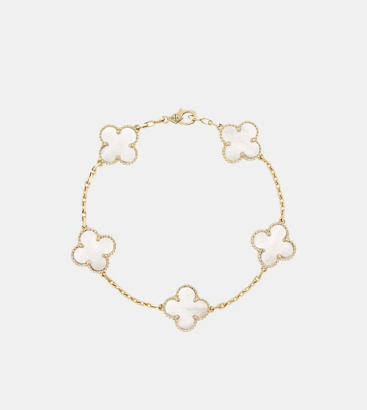 Van Cleef & Arpels Armband, Ophalen, Zo goed als nieuw, Goud, Met edelsteen