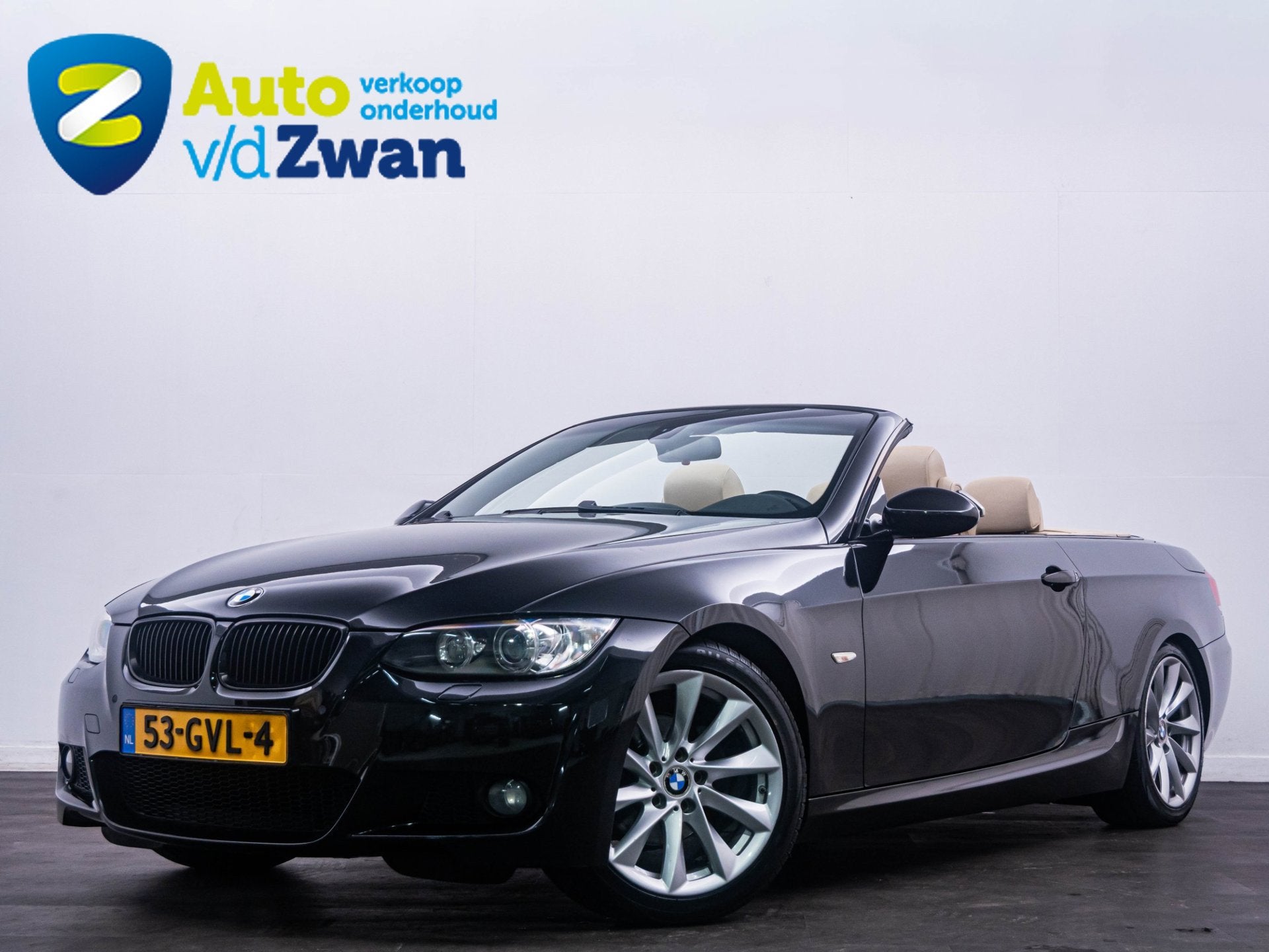 BMW 3-serie Cabrio 320i Origineel M-Sport PDC|Clima|Cruise!, Auto's, Achterwielaandrijving, Beige, 4 cilinders, Cabriolet