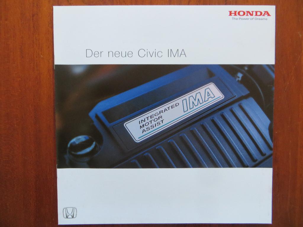 Honda Civic IMA (sept. 2003), Ophalen of Verzenden, Nieuw, Honda