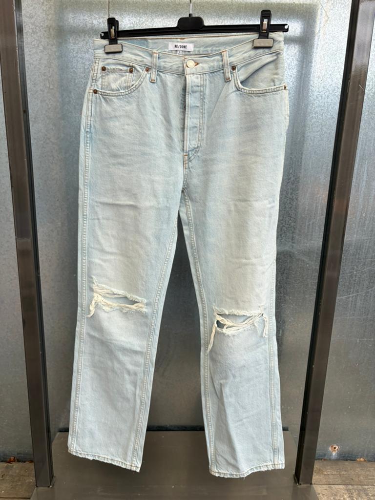 Redone jeans spijkerbroek 29 blauw re/done, Ophalen of Verzenden, Zo goed als nieuw, Blauw, W28 - W29 (confectie 36)