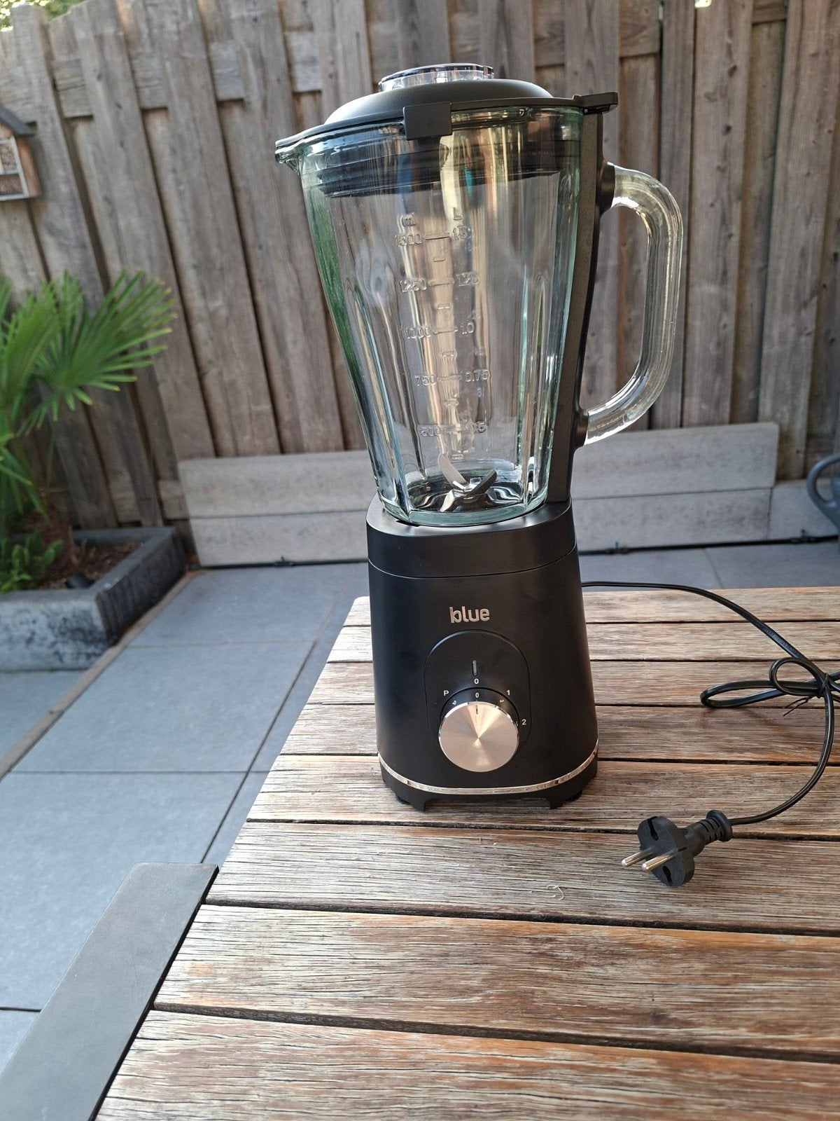 Blue Blender - Krachtige Keukenmixer voor Smoothies en Meer, Ophalen of Verzenden, Zo goed als nieuw, Blender