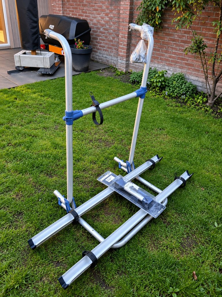 Thule Omni-Bike 2 fietsen voor caravan of camper, Auto diversen, Ophalen, 2 fietsen, Gebruikt, Achterklepdrager