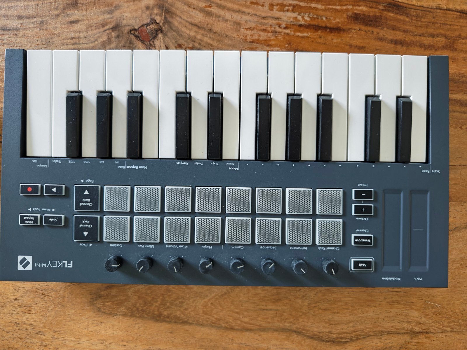 Novation FLkey Mini MIDI-keyboard - Compact en Draagbaar, Overige merken, Gebruikt, Midi-aansluiting, Overige aantallen