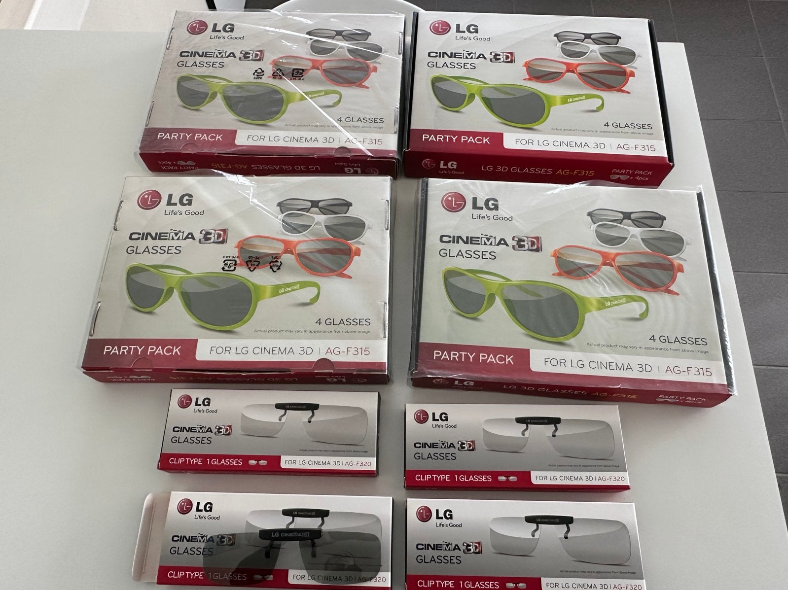 LG Cinema 3D Brillen (AG-F315 & AG-F320) - Nieuw, Ophalen of Verzenden, Nieuw
