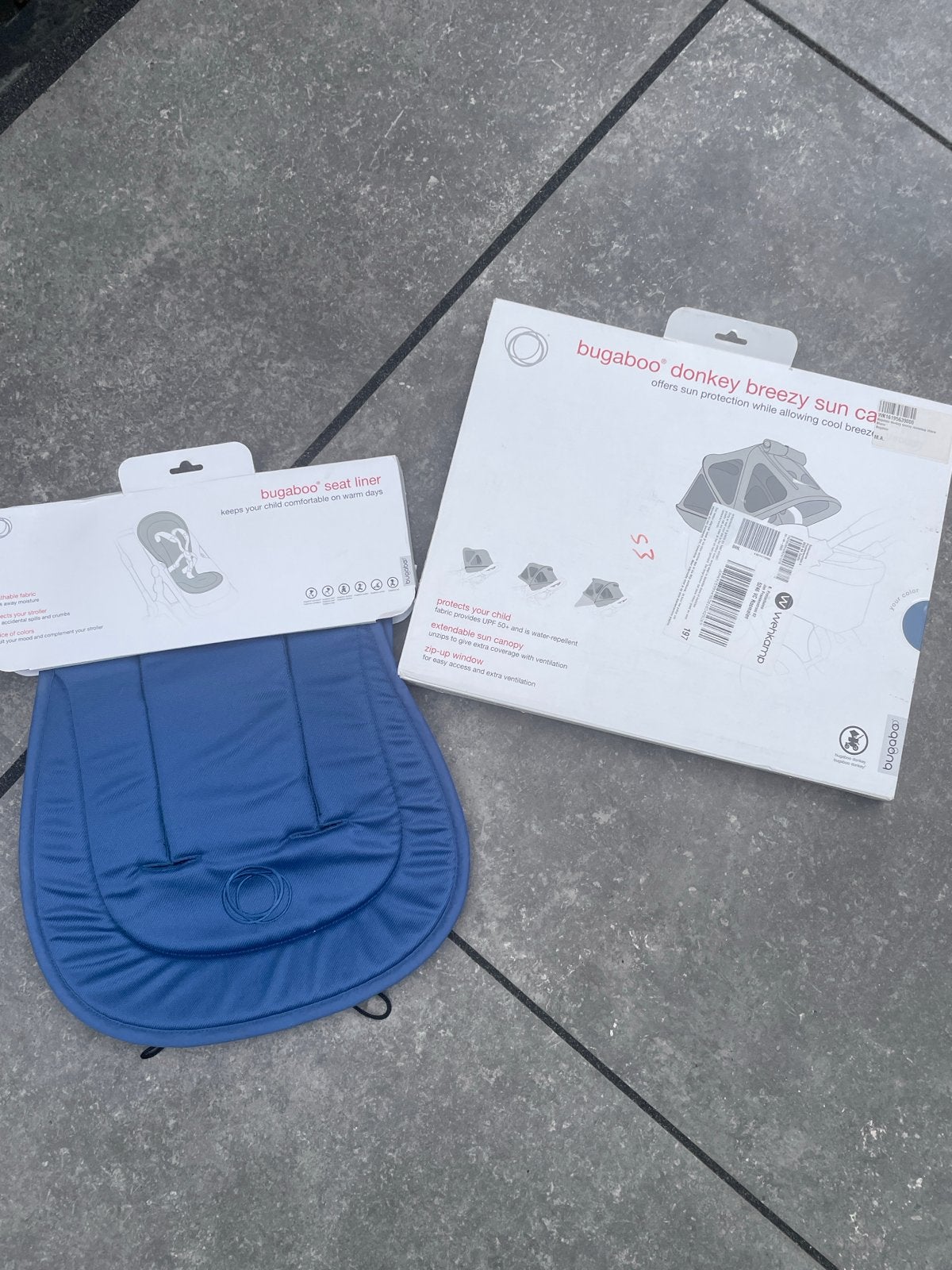 Bugaboo Donkey Breezy zonnekap en Seat Liner, Ophalen of Verzenden, Zo goed als nieuw, Combiwagen, Bugaboo