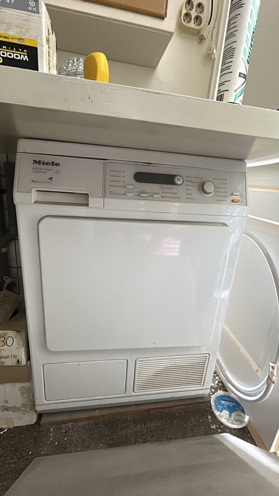 Droger en wasmachine
