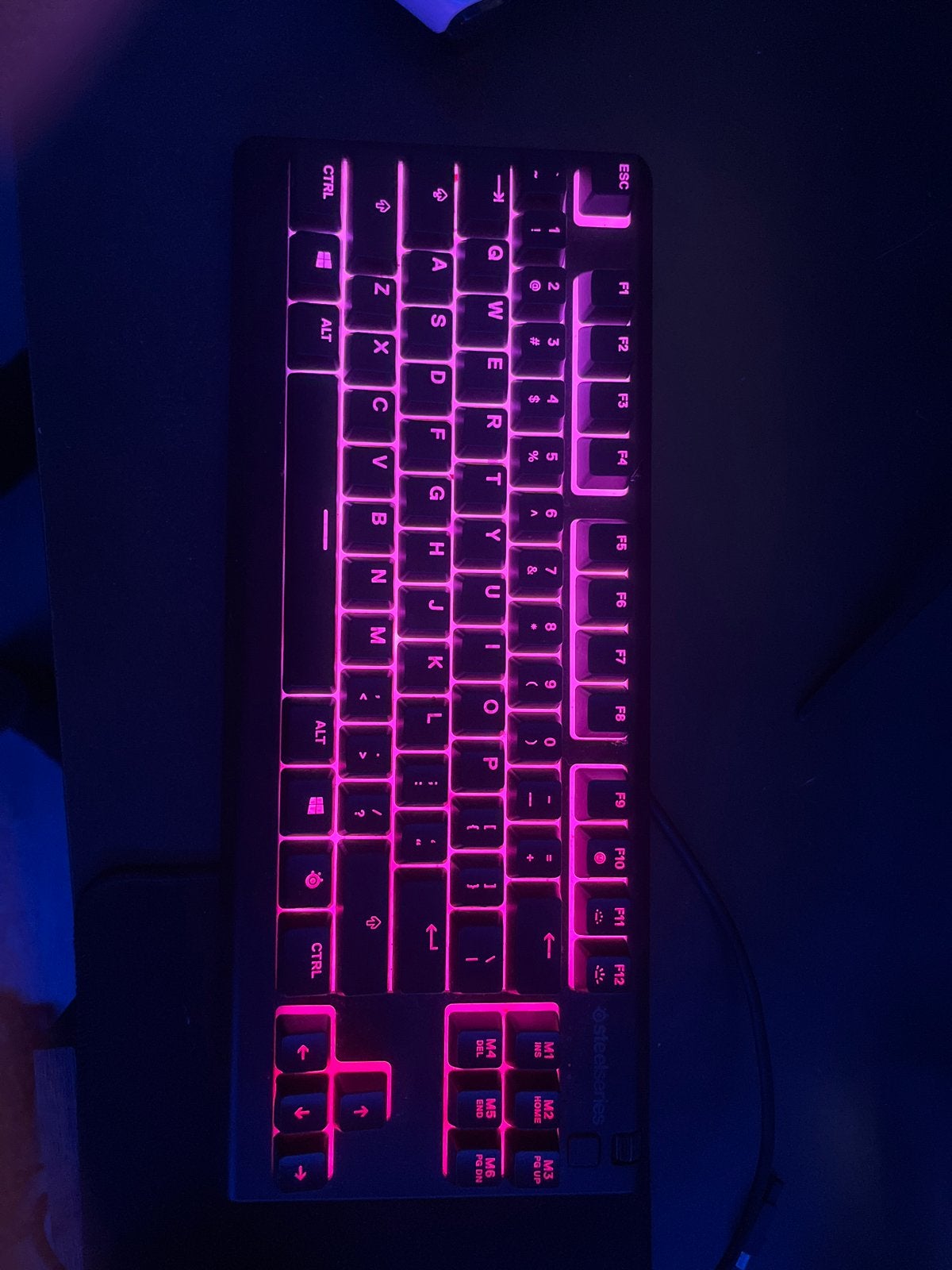 SteelSeries Apex 3 TKL Gaming Toetsenbord - Verlicht, Computers en Software, Toetsenborden, Ophalen, Gaming toetsenbord, Zo goed als nieuw