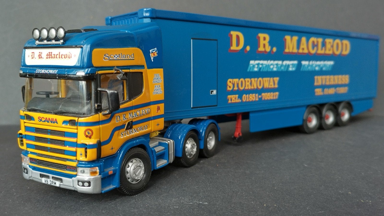 Scania L d.r. Macleod  Inverness 1:50 Corgi Pol, Corgi, ., Zo goed als nieuw, Bus of Vrachtwagen