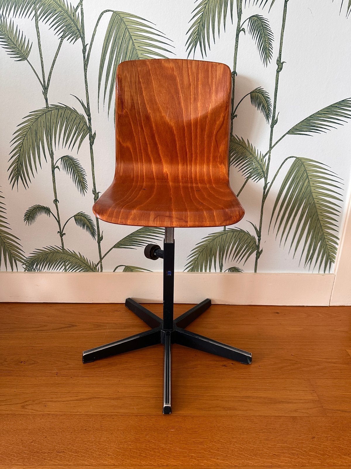 Vintage Pagholz schoolstoel voor kinderen verstelbaar, Ophalen