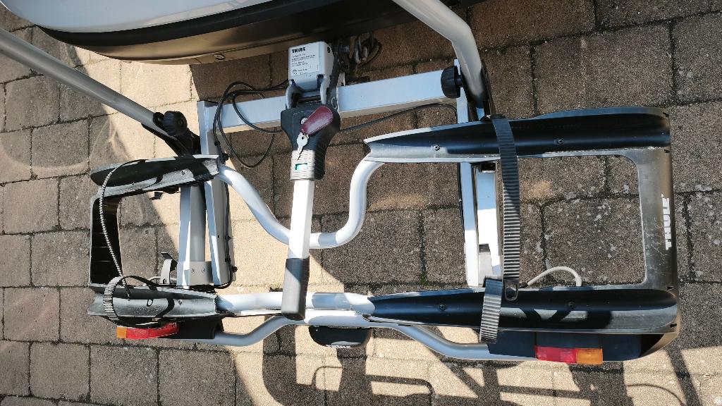 Thule Fietsendrager EP 916, Auto diversen, Ophalen, Gebruikt, 2 fietsen, Trekhaakdrager