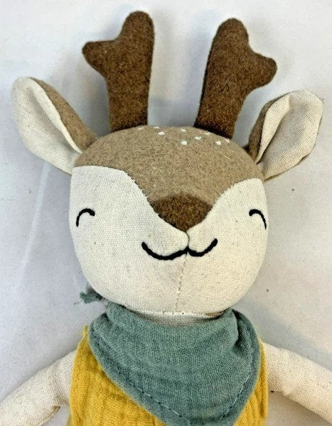 Maisons du Monde Rendier Knuffelpop Knuffel 35cm, Coolsingel 104, 3011 AG Rotterdam, Netherlands, Overige merken, Verzenden, Textiel